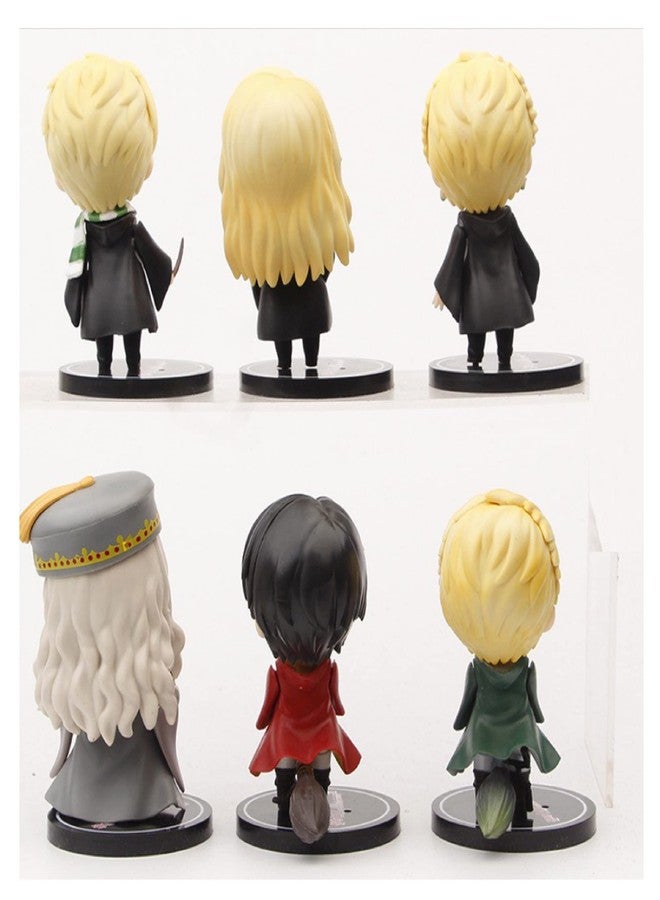 AUGEN Harry Potter Action Figures Limited Edition for Car Dashboard, Decoration, Cake, Office Desk & Study Table A-(9cm)(Pack of 6) - Image 2